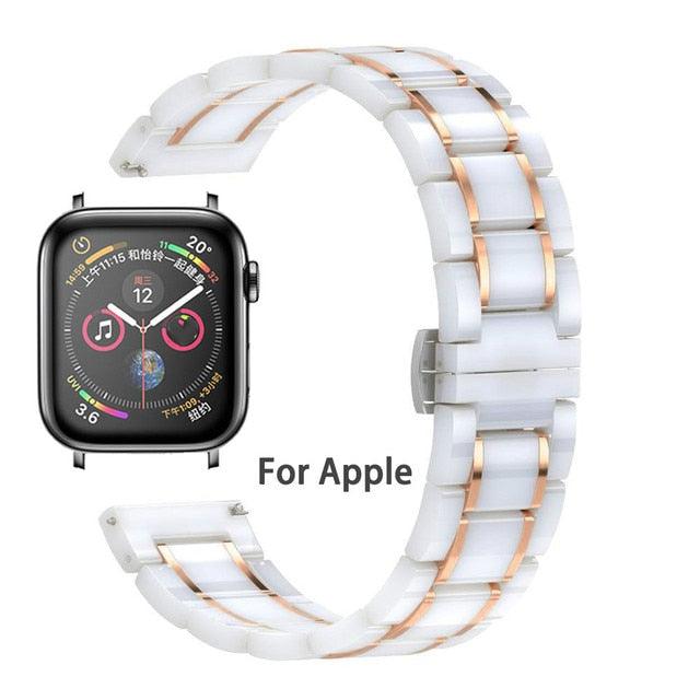 Ceramic Apple Watch Band - arleathercraft