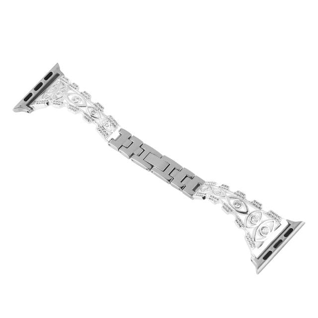 Diamond Apple Watch Band - arleathercraft