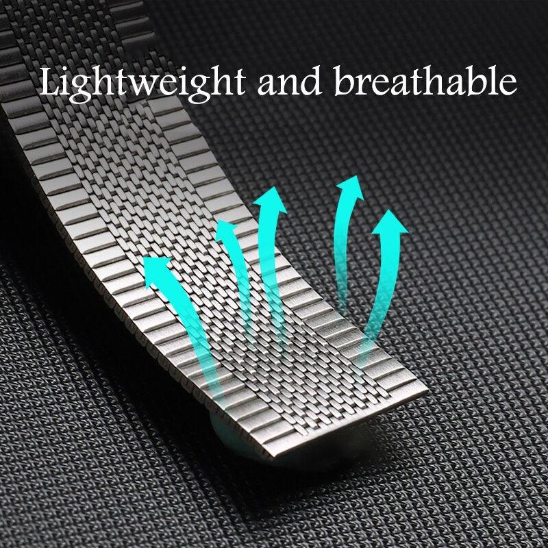 Milanese Apple Watch Band - arleathercraft
