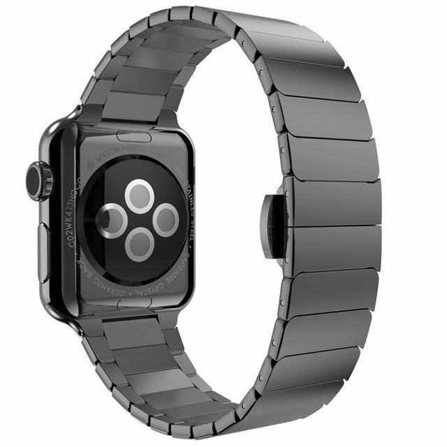 Stainless Steel Strap Apple Watch - arleathercraft