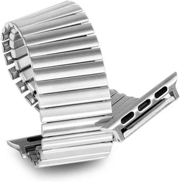 Stainless Steel Apple Watch Band - arleathercraft