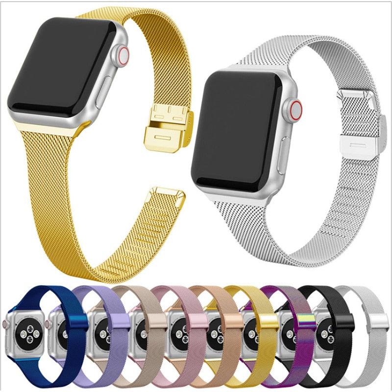 Milanese Apple Watch Band - arleathercraft