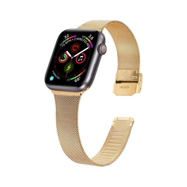 Milanese Apple Watch Band - arleathercraft
