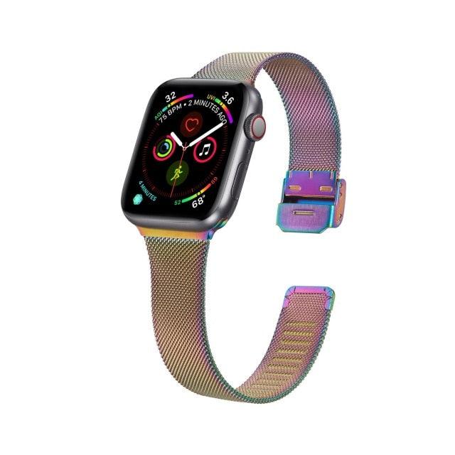 Milanese Apple Watch Band - arleathercraft