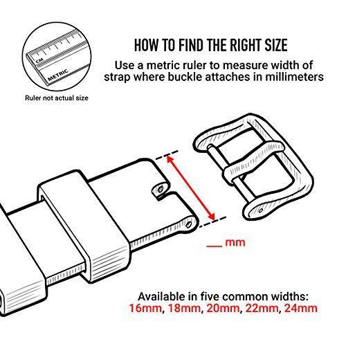 Stainless Steel Watch Band Buckle - arleathercraft