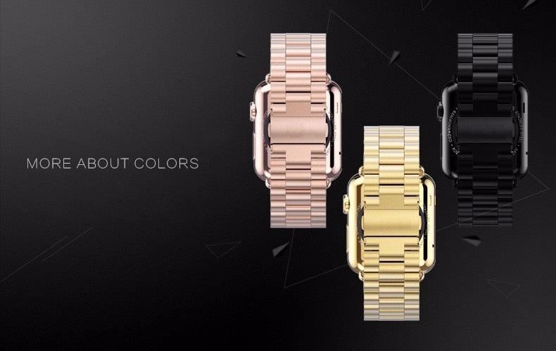 Steel Apple Watch Band - arleathercraft