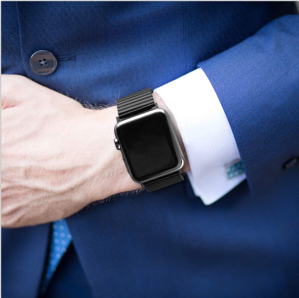 Stainless Steel Apple Watch Band - arleathercraft