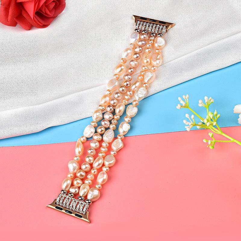 Pearl Apple Watch Band - arleathercraft