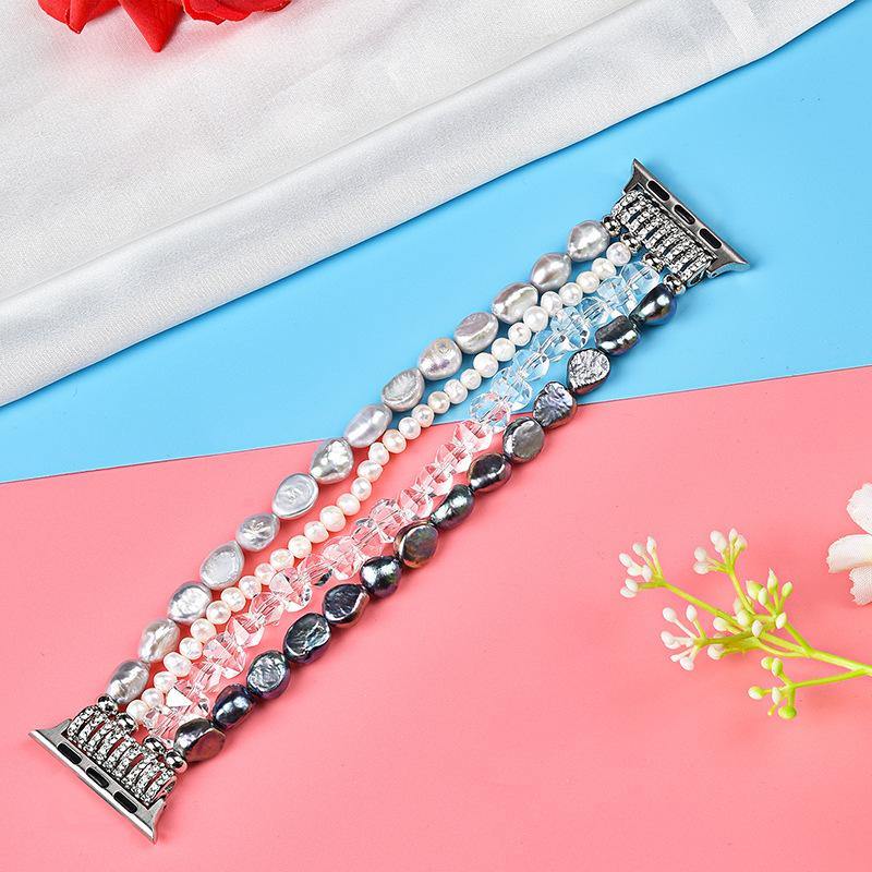 Pearl Apple Watch Band - arleathercraft