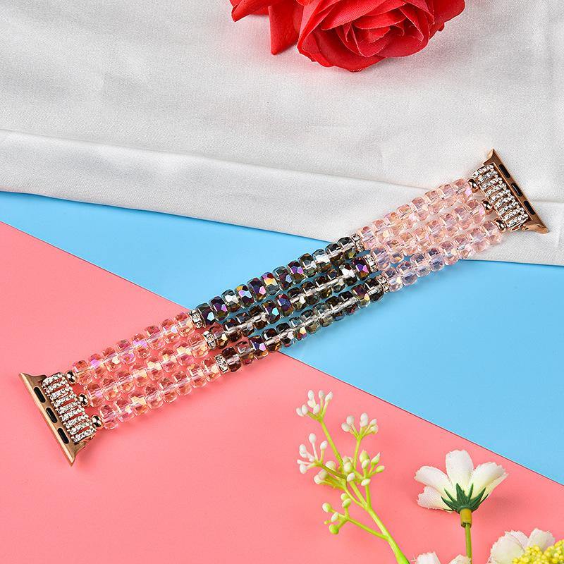 Pearl Apple Watch Band - arleathercraft