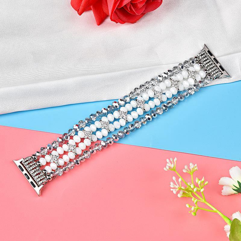 Pearl Apple Watch Band - arleathercraft