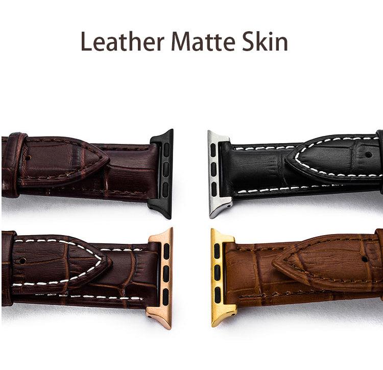 Genuine Leather Apple Watch Band - arleathercraft