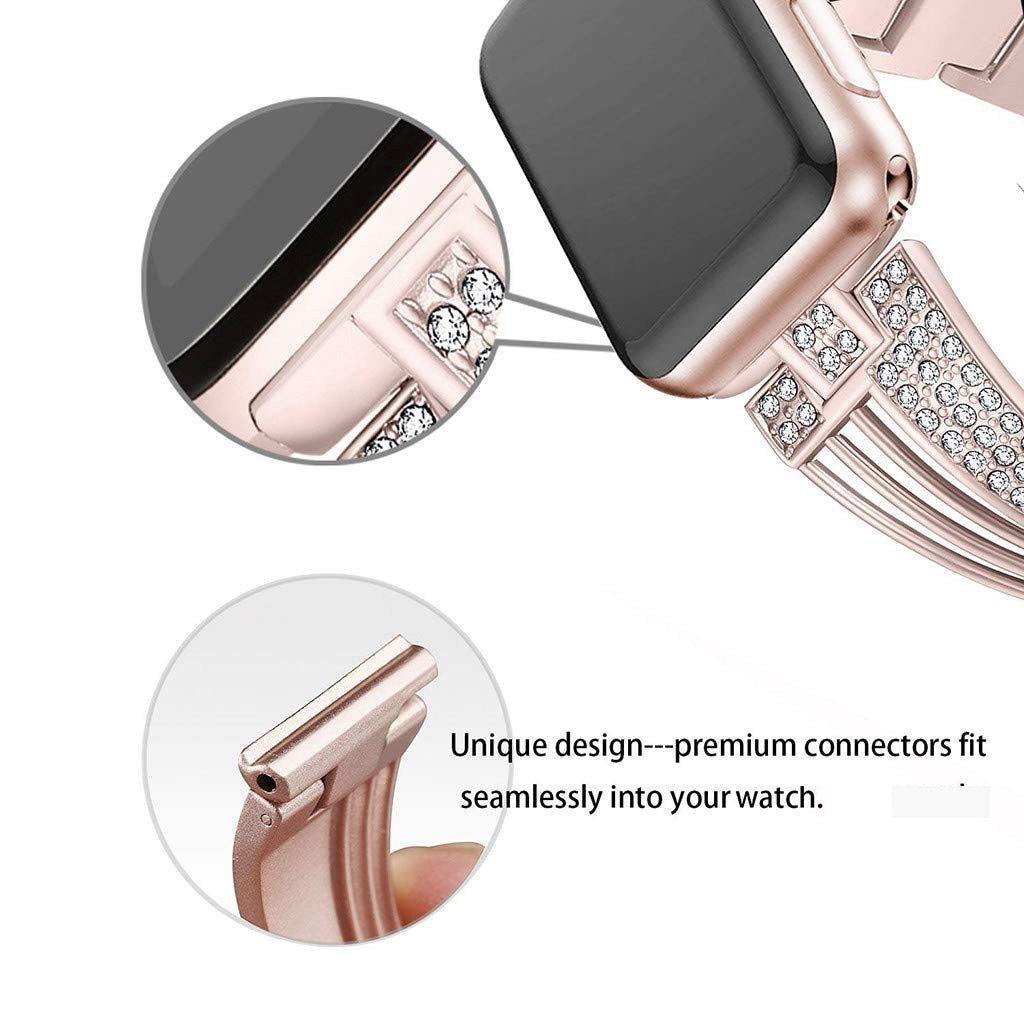 Diamond Apple Watch Band - arleathercraft