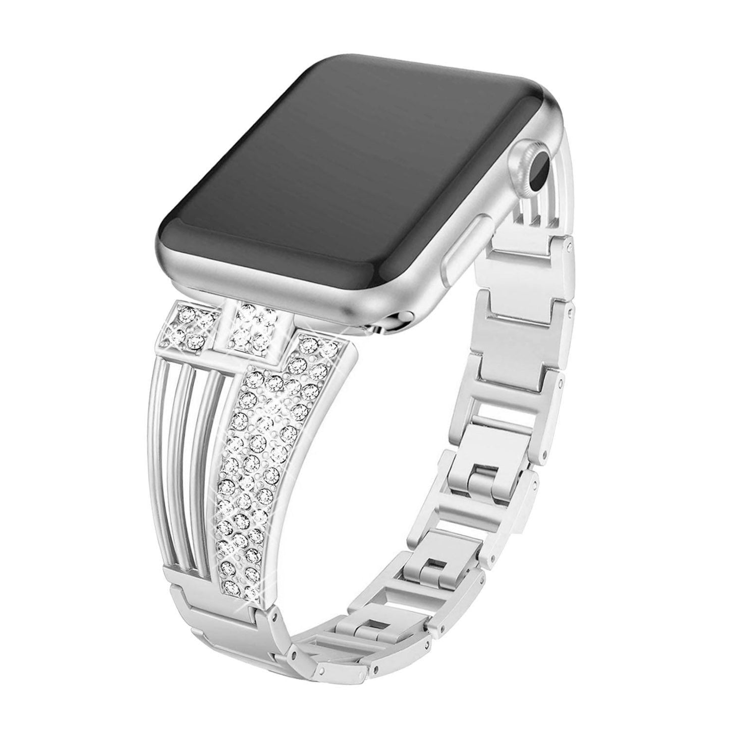 Diamond Apple Watch Band - arleathercraft