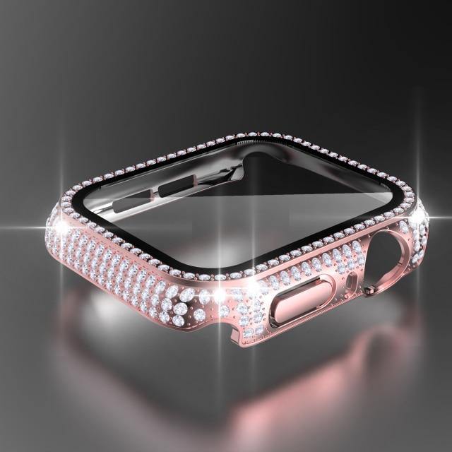 Diamond Apple Watch Case - arleathercraft
