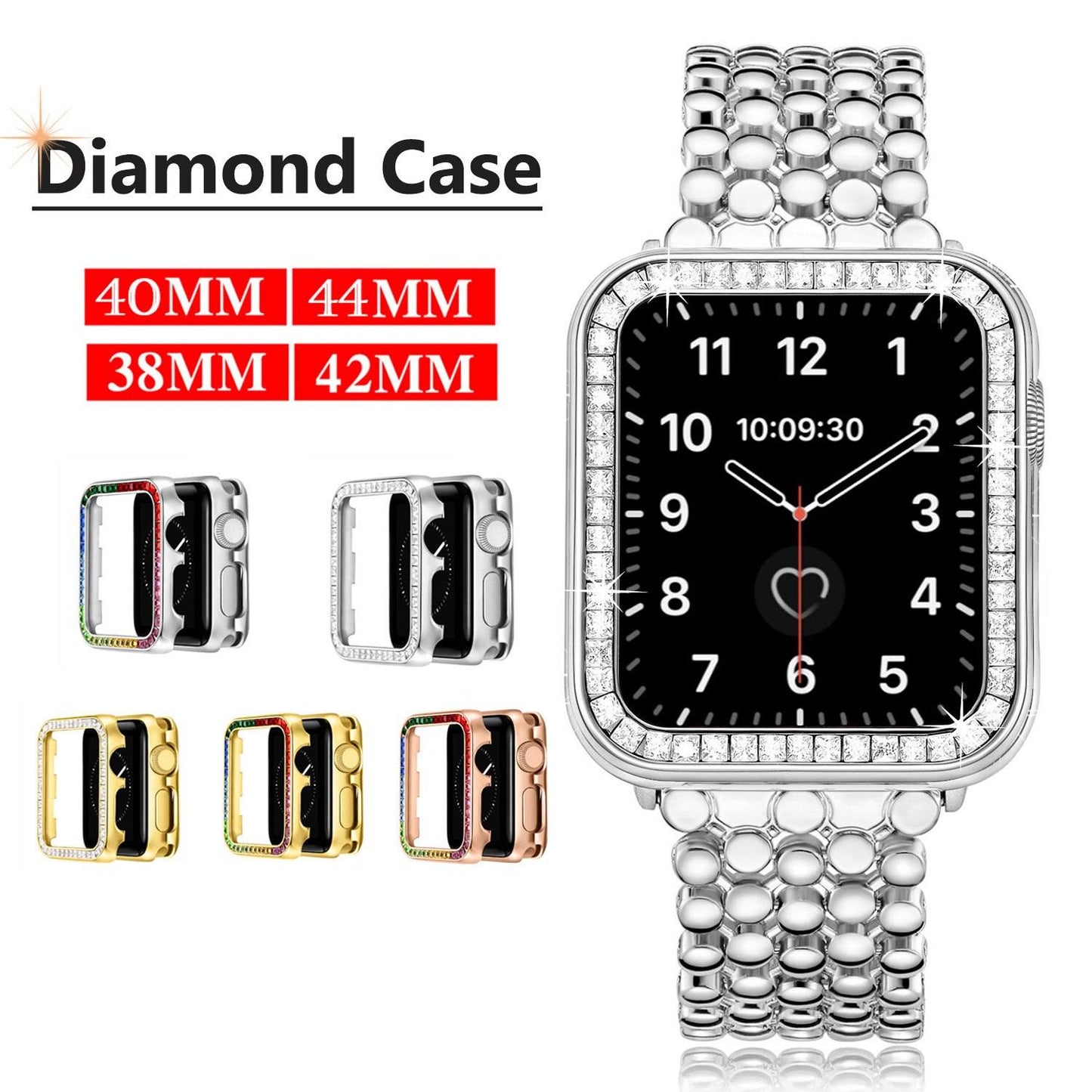 Diamond Apple Watch Case - arleathercraft