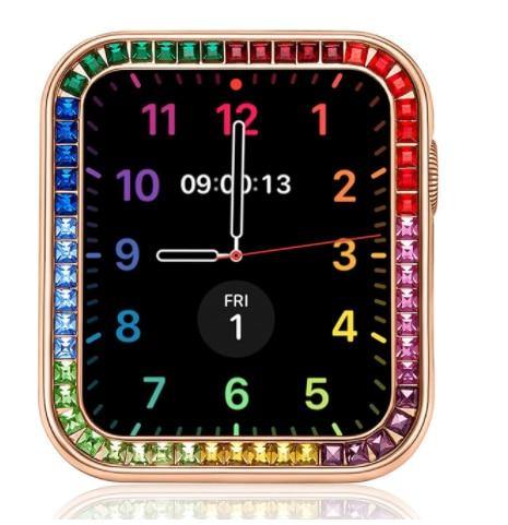 Diamond Apple Watch Case - arleathercraft