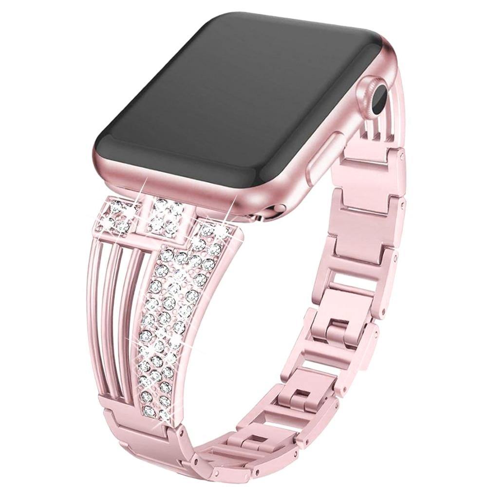 Diamond Apple Watch Band - arleathercraft