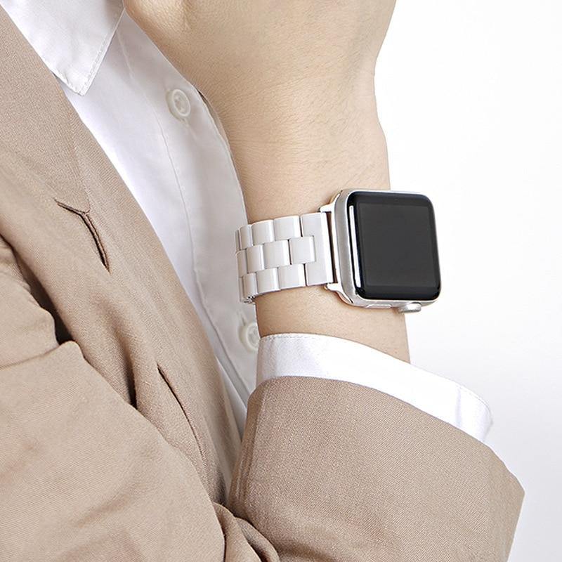Ceramic Apple Watch Band - arleathercraft