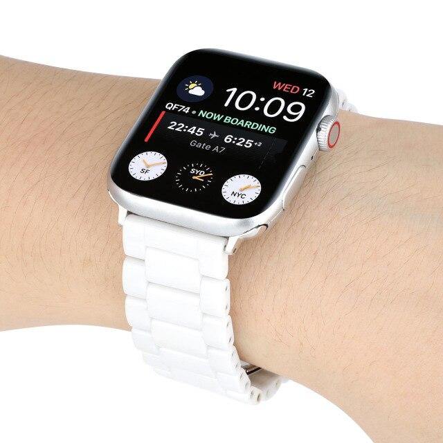 Ceramic Apple Watch Band - arleathercraft