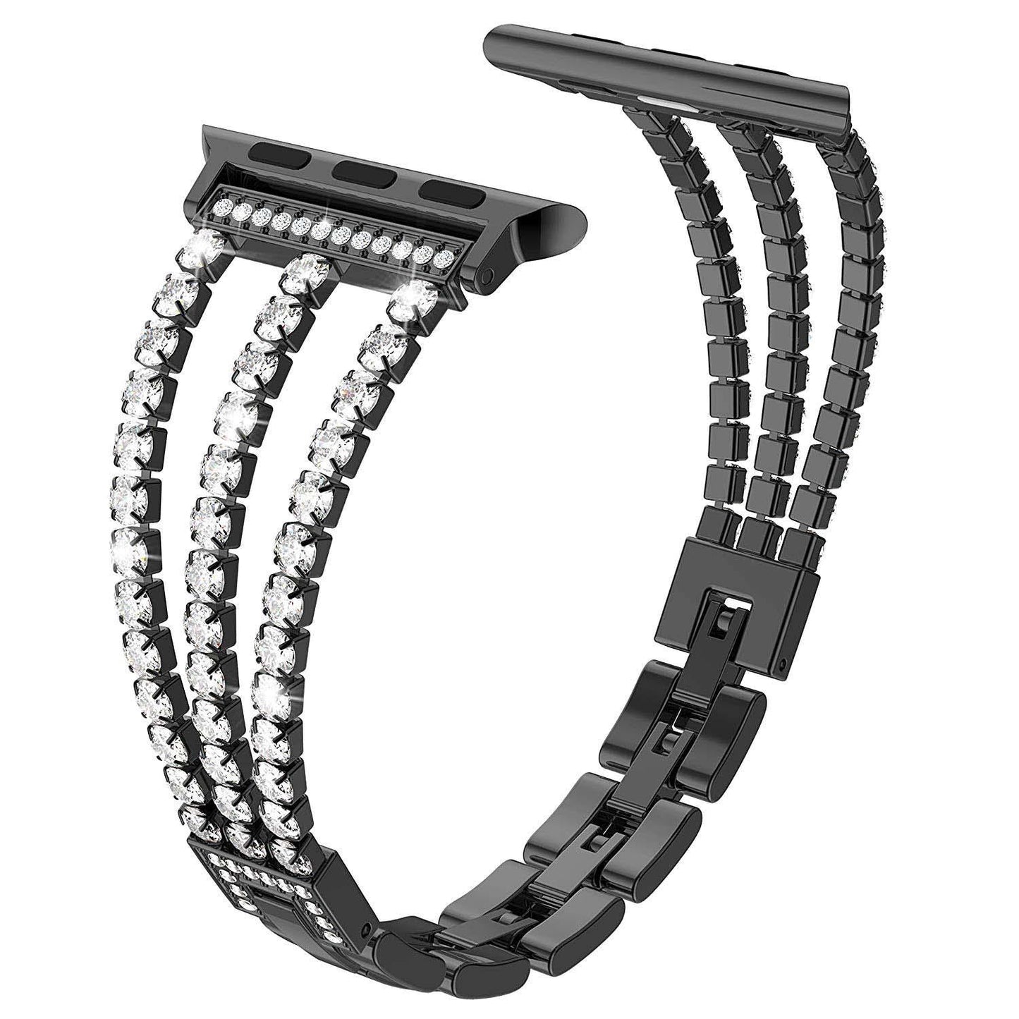 Diamond Apple Watch Band - arleathercraft