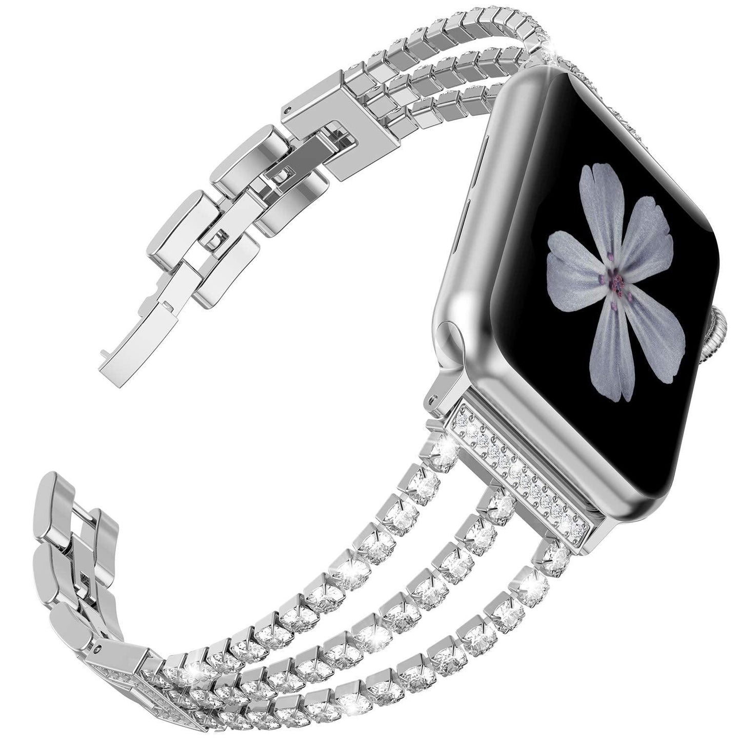 Diamond Apple Watch Band - arleathercraft