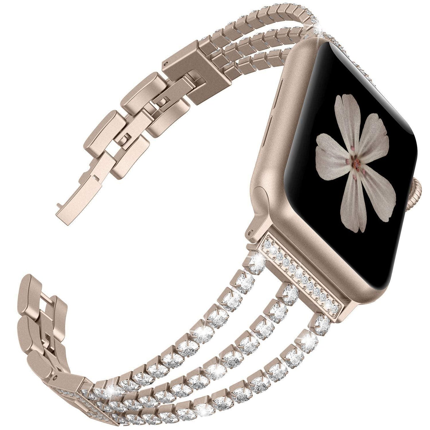 Diamond Apple Watch Band - arleathercraft