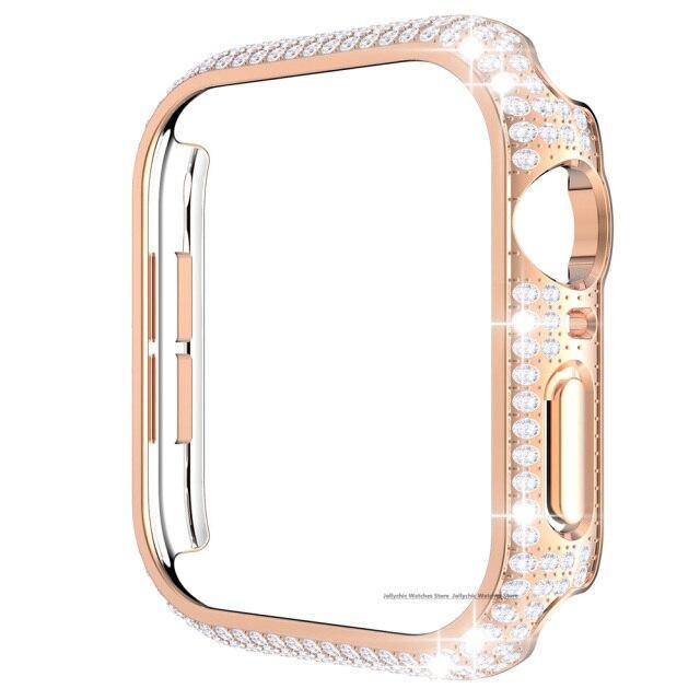 Diamond Apple Watch Case - arleathercraft