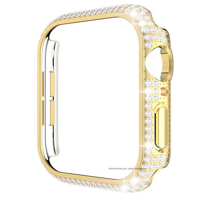 Diamond Apple Watch Case - arleathercraft