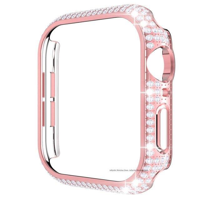 Diamond Apple Watch Case - arleathercraft