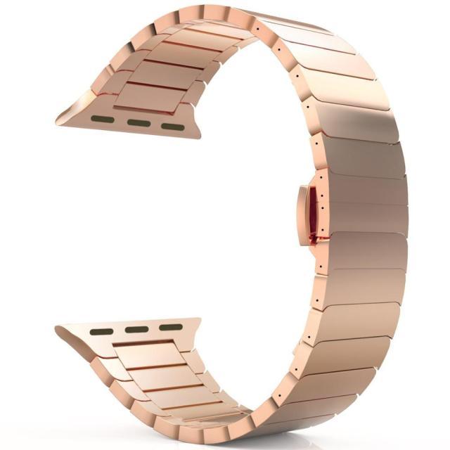 Stainless Steel Apple Watch Strap - arleathercraft