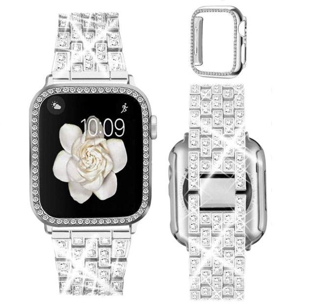 Stainless Steel Apple Watch Strap+Case - arleathercraft