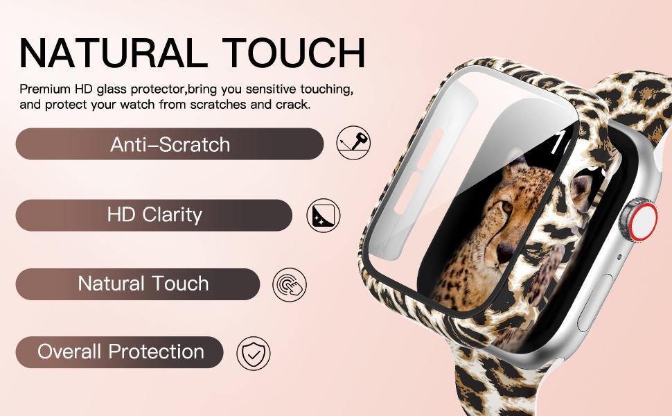 Floral Printed Pattern Apple Case+Band - arleathercraft