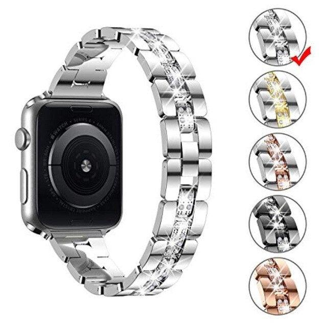 Stainless Steel Apple Watch Strap - arleathercraft