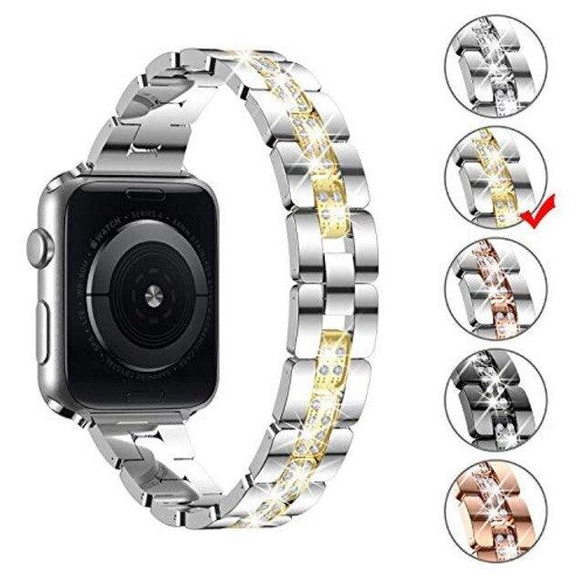Stainless Steel Apple Watch Strap - arleathercraft