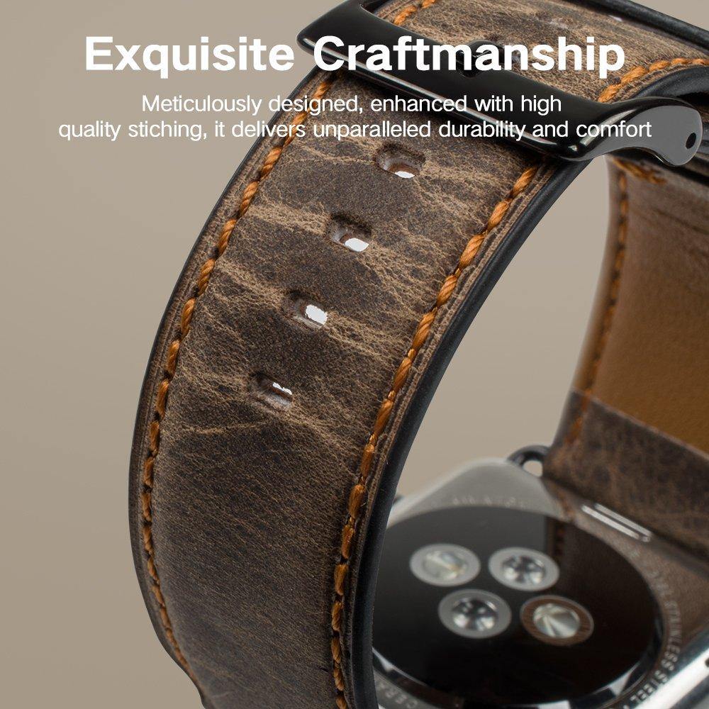 Leather Apple Watch Band - arleathercraft