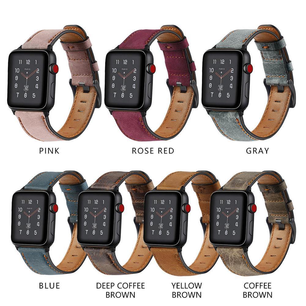 Leather Apple Watch Band - arleathercraft