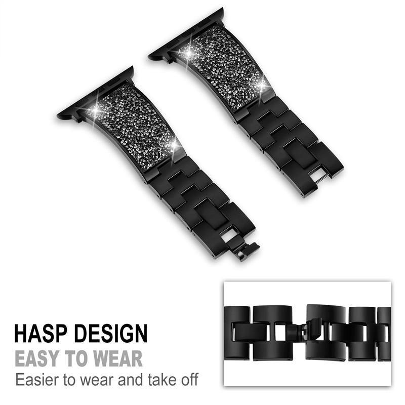 Stainless Steel Apple Watch Strap - arleathercraft
