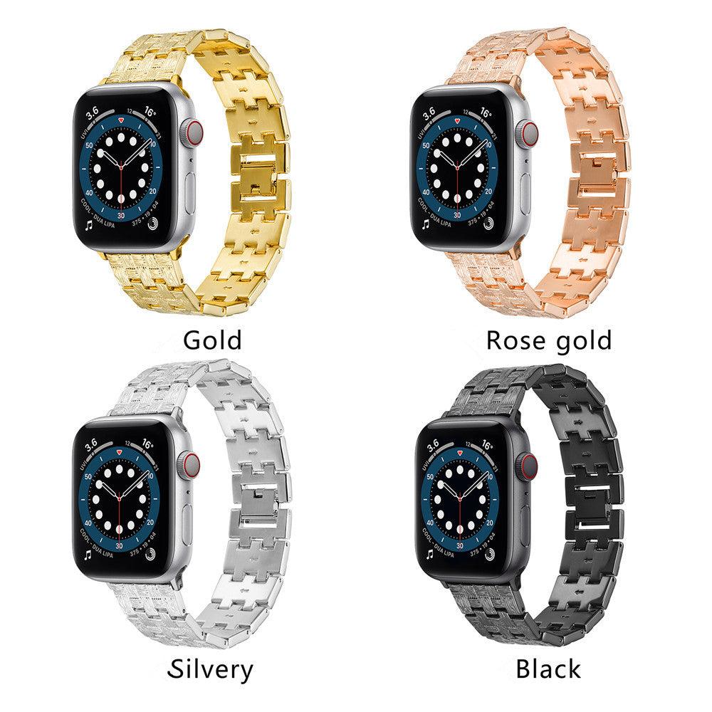 Stainless Steel Apple Watch Band - arleathercraft