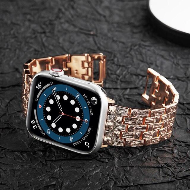 Stainless Steel Apple Watch Band - arleathercraft