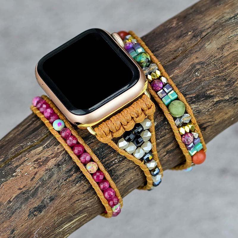 Bohemia Apple Watch Band - arleathercraft