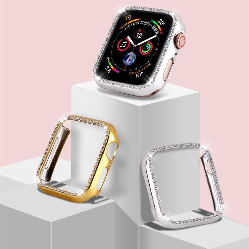 Diamond Apple Watch Case - arleathercraft