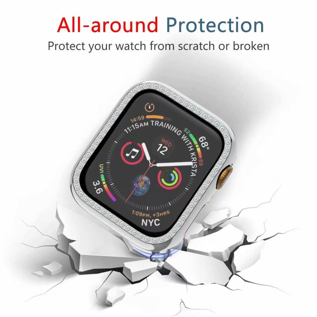 Diamond Apple Watch Case - arleathercraft