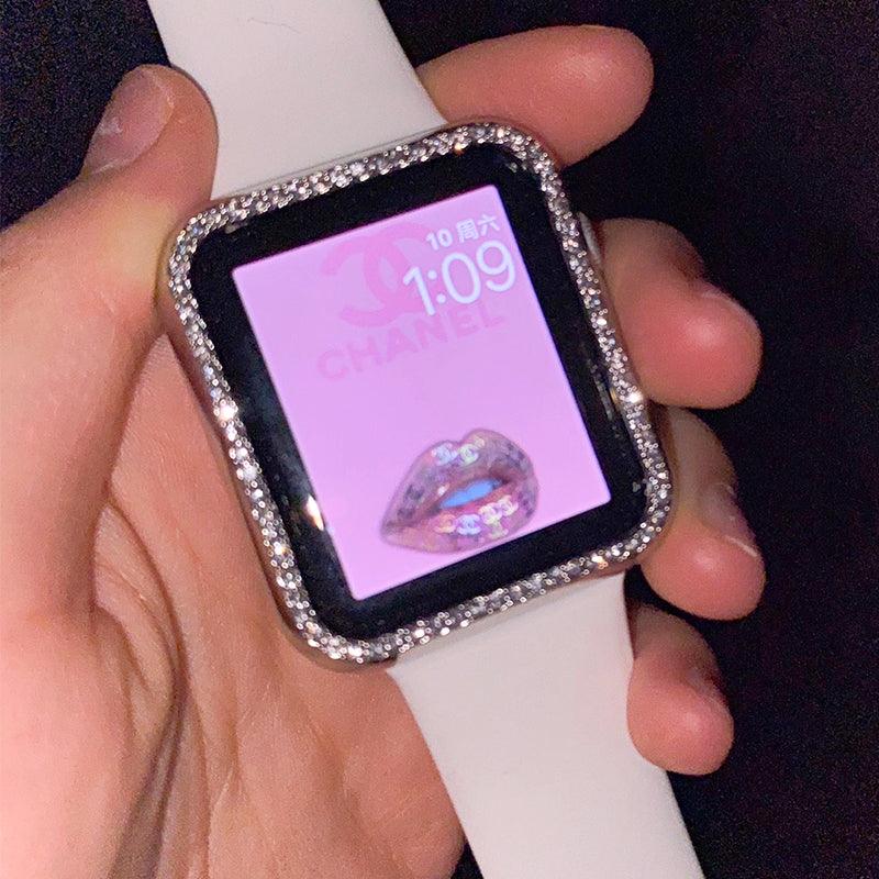 Diamond Apple Watch Case - arleathercraft