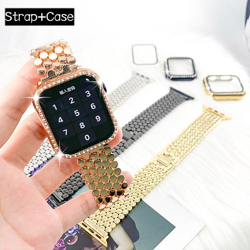 Chain Apple Watch band+Case - arleathercraft