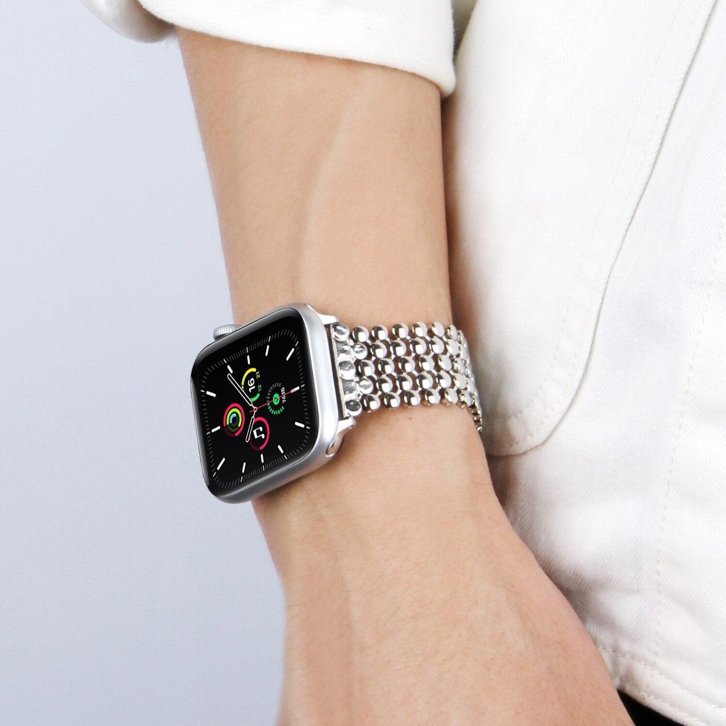 Chain Apple Watch band+Case - arleathercraft