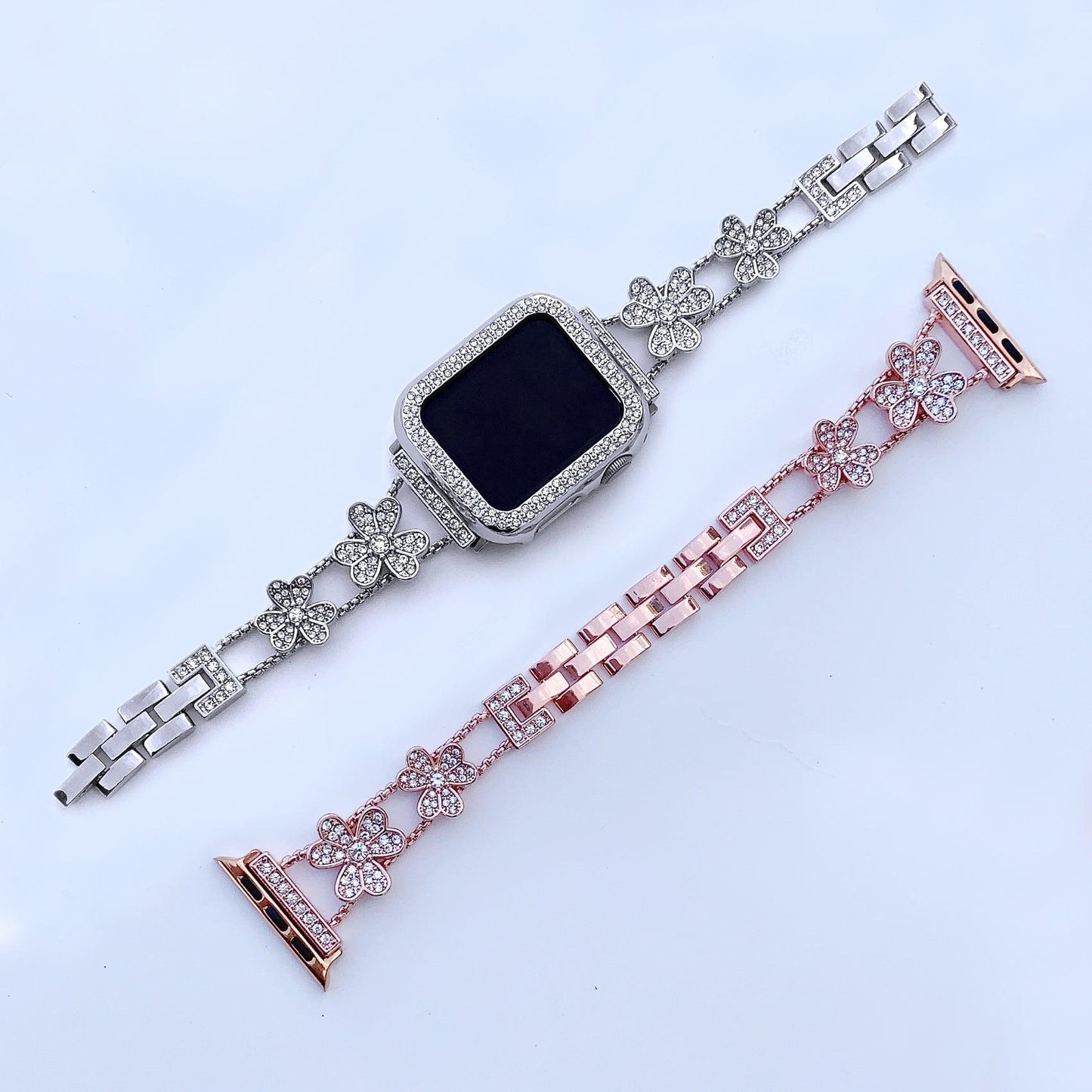 Diamond Apple Steel Band+Case - arleathercraft