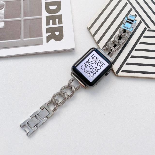 Stainless Steel Apple Watch Strap - arleathercraft