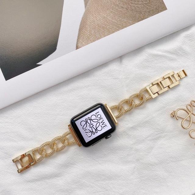 Stainless Steel Apple Watch Strap - arleathercraft
