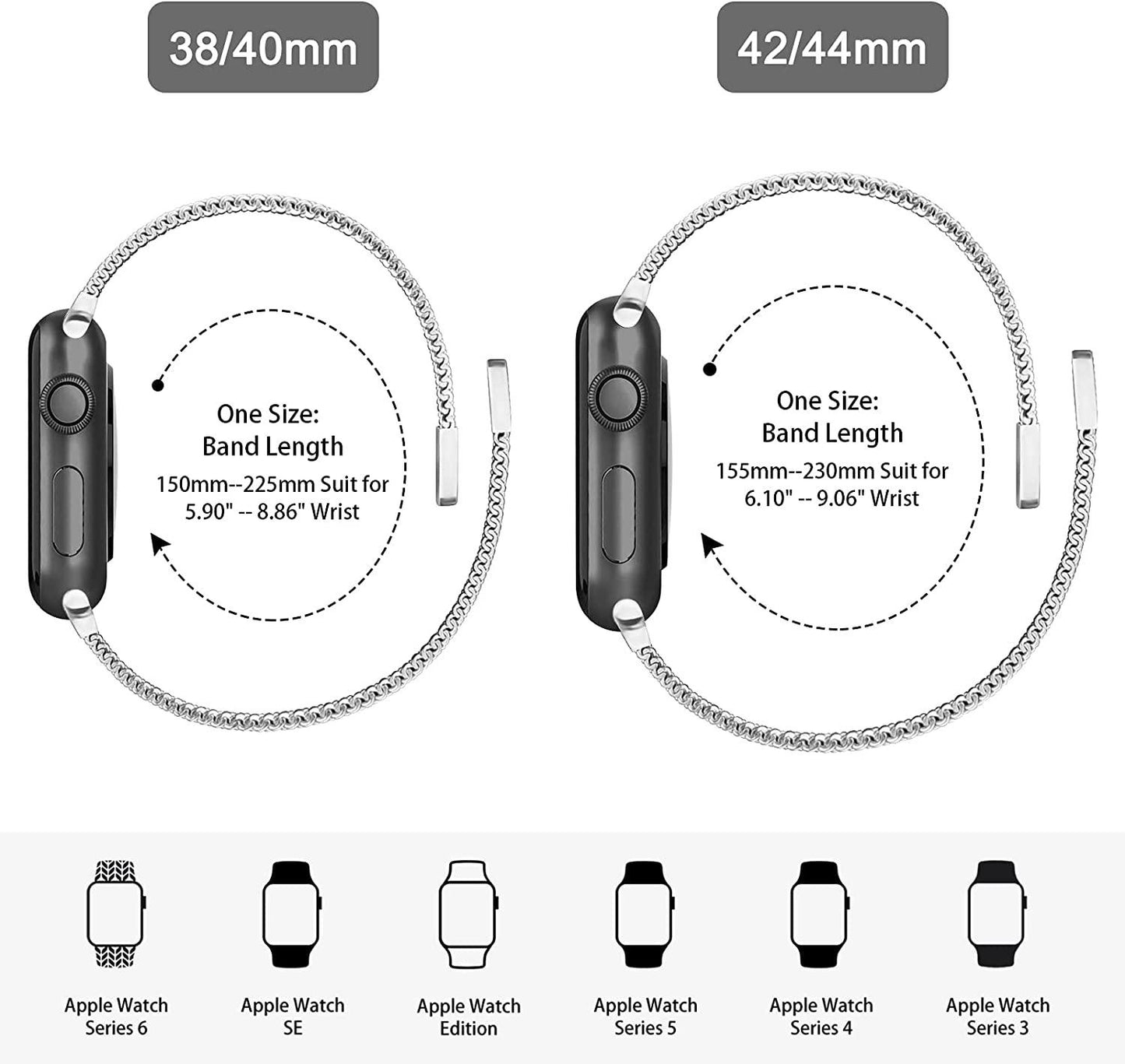 Steel Apple Watch Band - arleathercraft